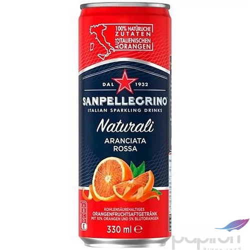 Üdítőital szénsavas 0,33 SAN PELLEGRINO vérnarancs