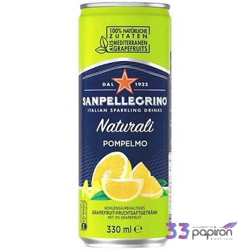 Üdítőital szénsavas 0,33 SAN PELLEGRINO grapefruit