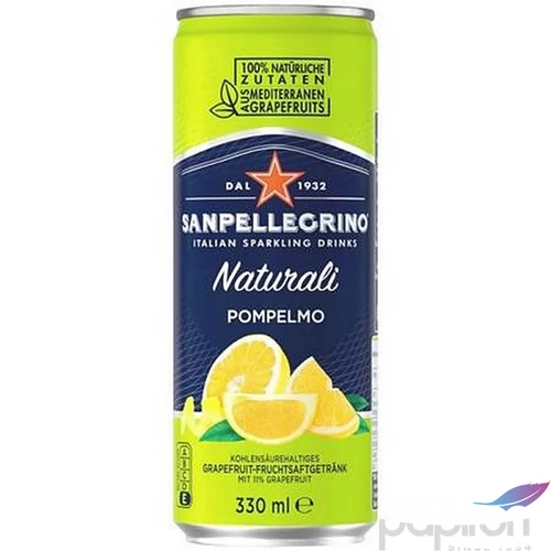 Üdítőital szénsavas 0,33 SAN PELLEGRINO grapefruit