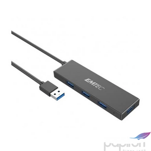 USB elosztó-HUB 4xUSB 3.1/1xUSB micro EMTEC T620A