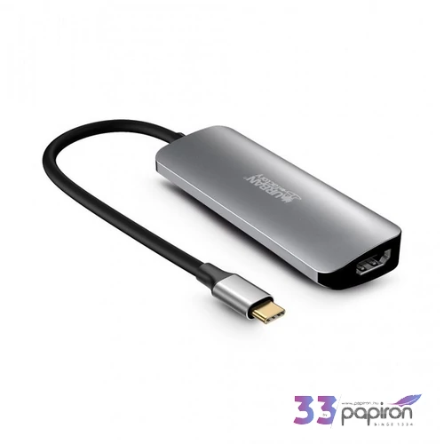 USB elosztó-HUB USB-C/USB 3.0/HDMI URBAN FACTORY