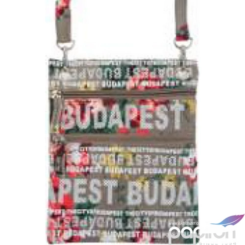 Útlevél táska Női Budapest női Hungary feliratos Virág-G Magyaros termék
