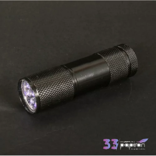 UV zseblámpa 9 LED-es