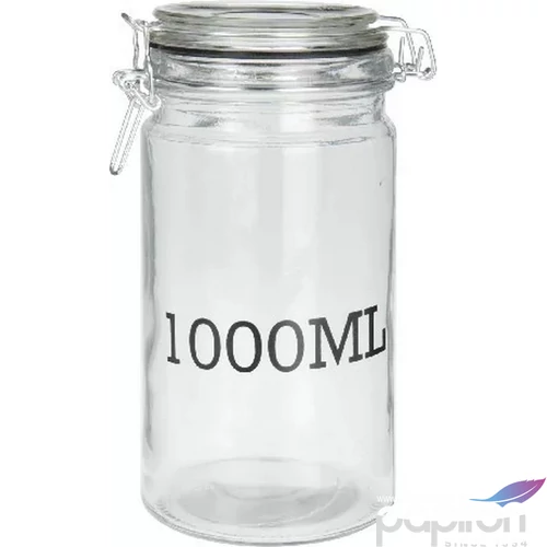 Üvegpalack csatosüveg 1000ml tároló üveg