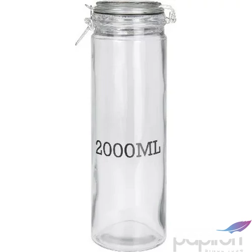 Üveg csatos 2000ml tároló üveg