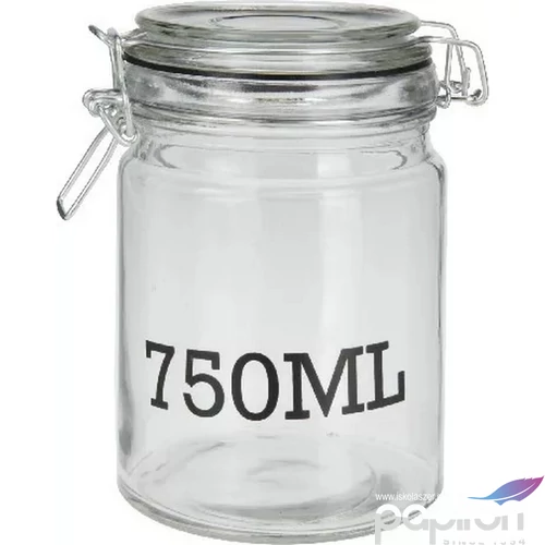 Üvegpallack csatosüveg 750ml tároló üveg