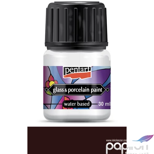 Üveg és Kerámiafesték Pentart 30ml - barna Pentart