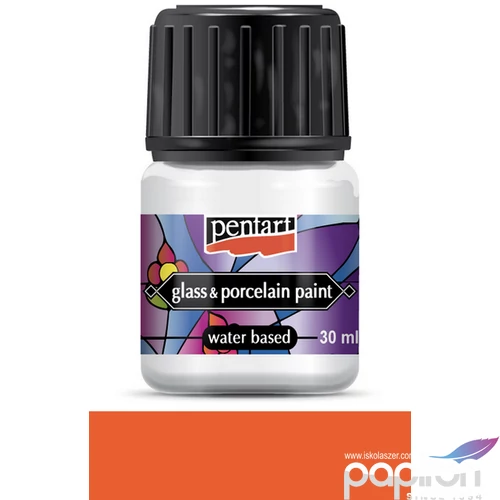 Üveg és Kerámiafesték Pentart 30ml - narancs Pentart