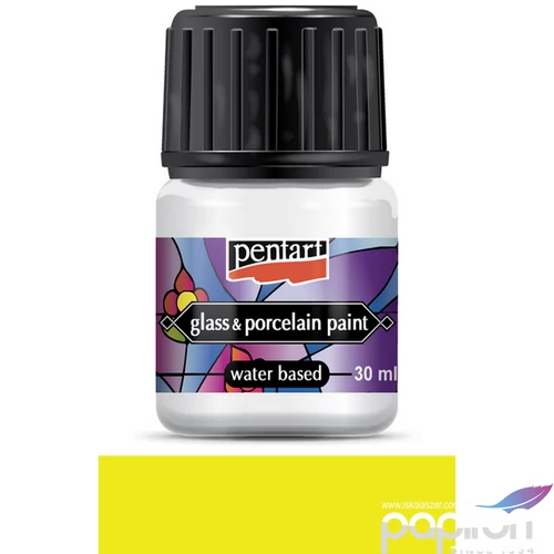 Üveg és Kerámiafesték Pentart 30ml - sárga Pentart