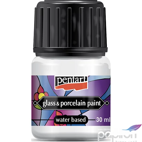 Üveg és Kerámiafesték Pentart 30 ml, fekete