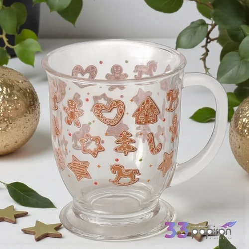 Üvegbögre 490ml Ginger
