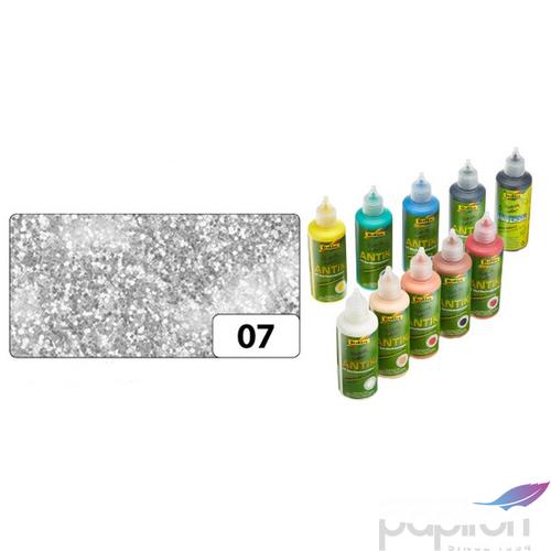 Üvegfesték Folia 80 ml Funny Color Antik ezüstcsillámos F4507