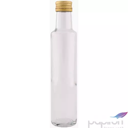 Üvegpalack 250ml Dorica, tetővel