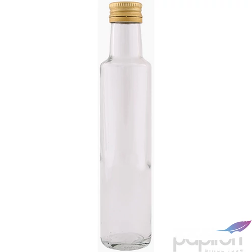 üveg palack 250ml Dorica, tetővel