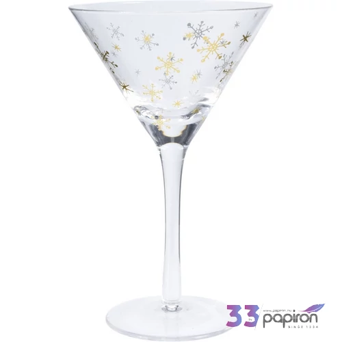 Pohár martinis elegáns üveg 110x185mm exkluzív kpm