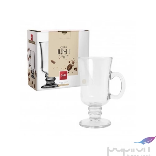 Pohár Üvegpohár kávés 230ml Irish Coffee, Venezia 2db-os szett 