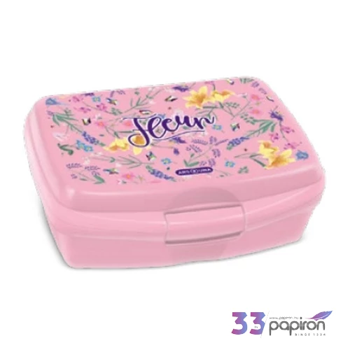 Uzsonnásdoboz Ars Una 24'' Fleur (5366) 24 virág 52543661 zárható műanyag uzsonnás doboz