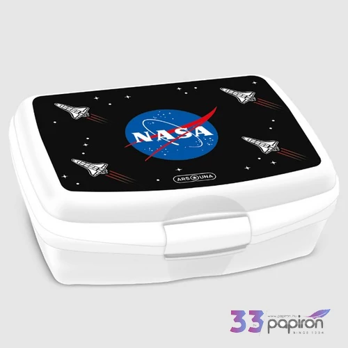 Uzsonnásdoboz Ars Una NASA-1 (5126) 22 52541261 zárható műanyag uzsonnás doboz