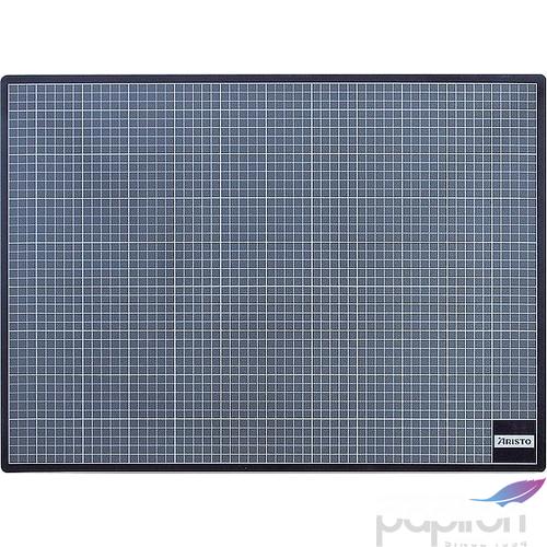 Vágólap alátét Aristo 45x60 mm szürke / fekete