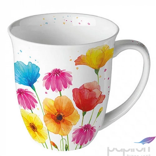 Bögre Porcelán 0,4l Colourful Summer Flowers