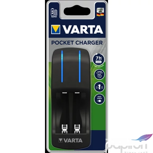 Varta Pocket akkutöltő Varta Pocket akkutöltő, üres