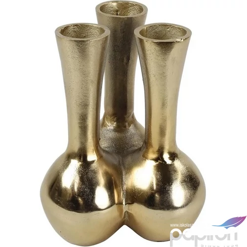 Váza mintás modern fém Vase Horn S gold SDDST53