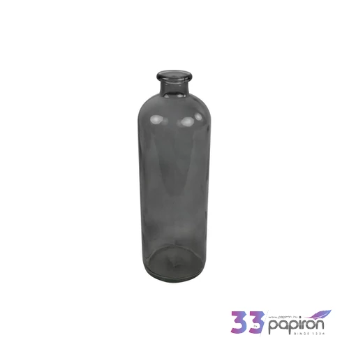 Váza üveg sötétszürke Bottle rd Dawn M dark grey DST5325