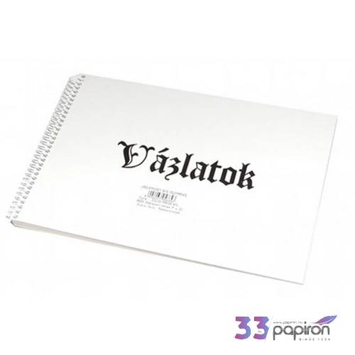 Vázlatfüzet B5 félfamentes 32lapos iskolaszezonos termék