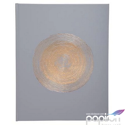 Vendégkönyv Exacompta 27x22 cm, 50 lap, Ellipse, szürke 