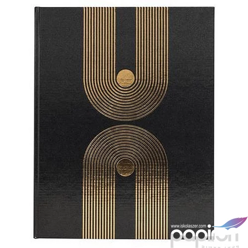 Vendégkönyv Exacompta 27x22 cm, 50 lap, Graphik Black 