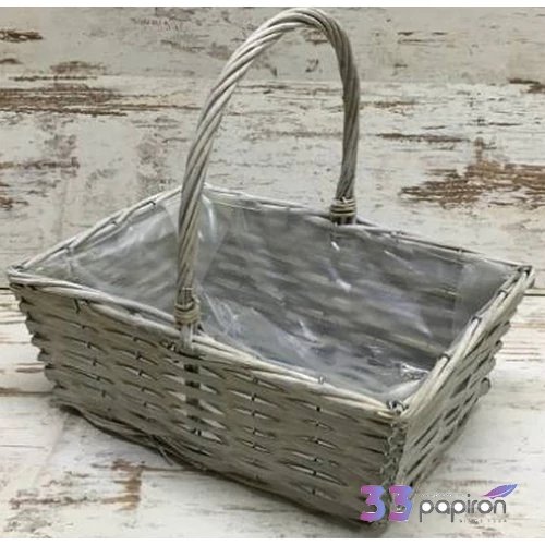 Vessző Fonott tál kicsi tégla formájú 30x23x12/30 szögletes