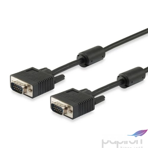 VGA monitor kábel ferrit gyűrűvel 5 m EQUIP