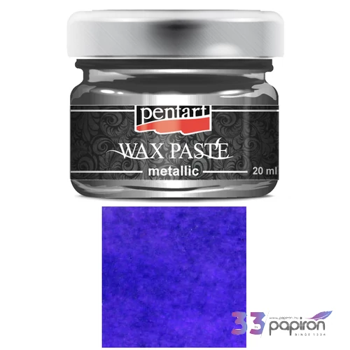 Dekor viaszpaszta 20ml Pentart metállila