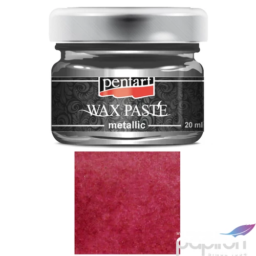 Dekor viaszpaszta 20ml Pentart metálpiros