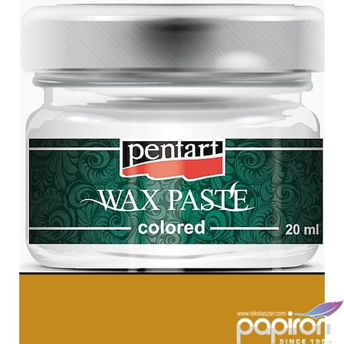Dekor viaszpaszta 20ml Pentart sárga 20 ml