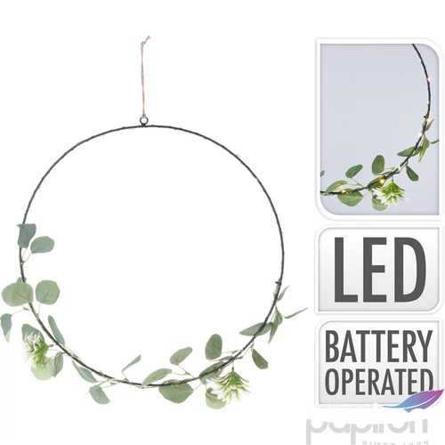 Világító karika 42cm dekor 30 leddel fekete luxus minőség Hollandiából