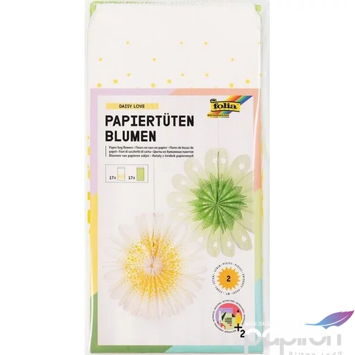 Virágkészítő szett Folia 34db-os papírzacskóból SZÁZSZORSZÉP SZERELEM