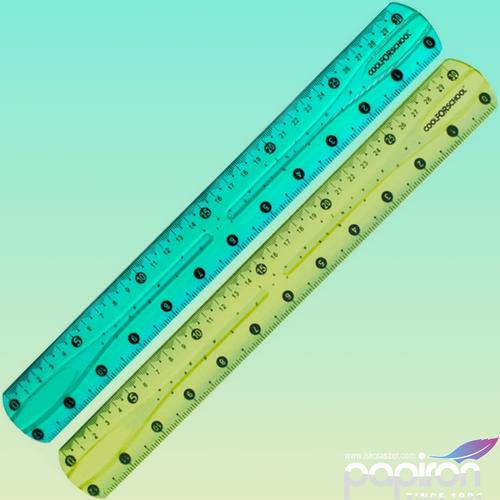 Vonalzó 30cm-es CFS FLEX Cool for School flexibilis vonalzó ICO iskolaszezonos termék - Papiron