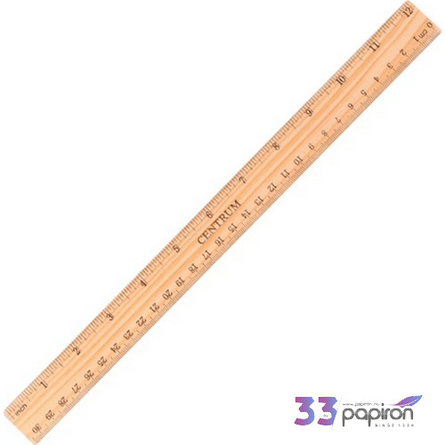 Vonalzó 30cm fa 0