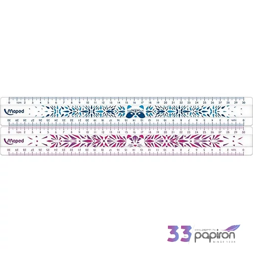 Vonalzó 30cm Maped műanyag, törhetetlen Study Unbreakable F Egyenes vonalzók