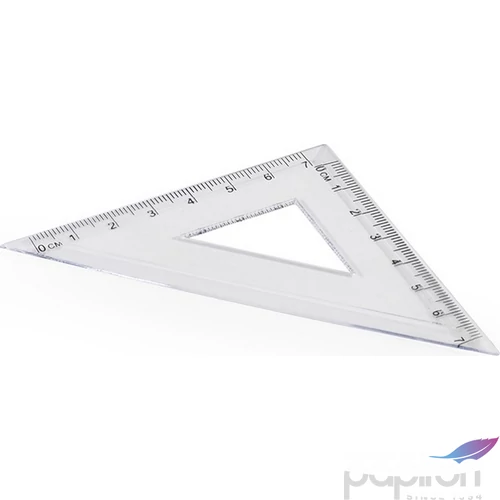 Vonalzó 8,5cm műanyag 45 fokos, 30458s iskolaszezonos termék