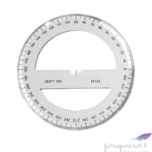Vonalzó szögmérő 360/100 Koh-I-Noor 746278 Műszaki vonalzó