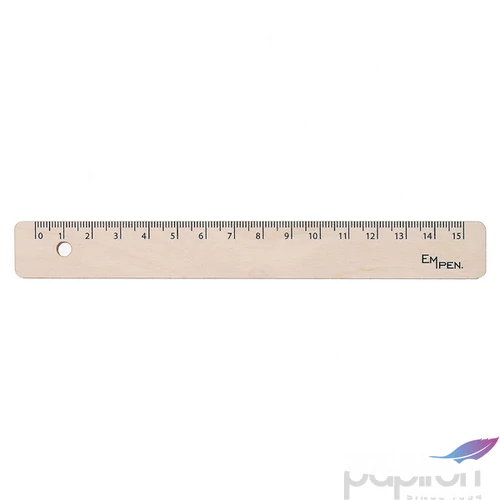 Vonalzó fa 15cm