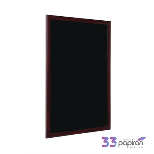 Krétatábla Bi-Office30x40cm információs fekete tábla, cseresznyefa Prezentáció . PM0415652