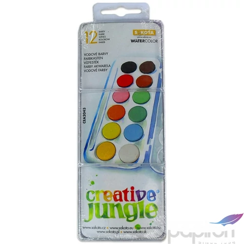 Vízfesték Creative 12-es kicsi Iskolaszezonos termék