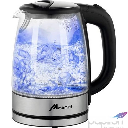 Vízforraló üvegkannáva 1,7 l,MOMERT 