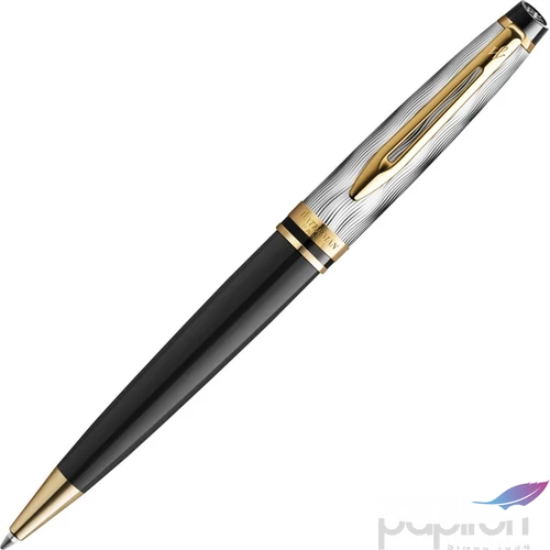 Waterman Expert golyóstoll Deluxe Special Edition Reflections Of Paris fekete cizellált arany klipsz
