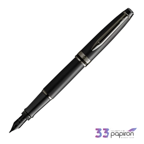 Waterman Expert töltőtoll Metál Fekete, Ezüst Klipsz 2119188