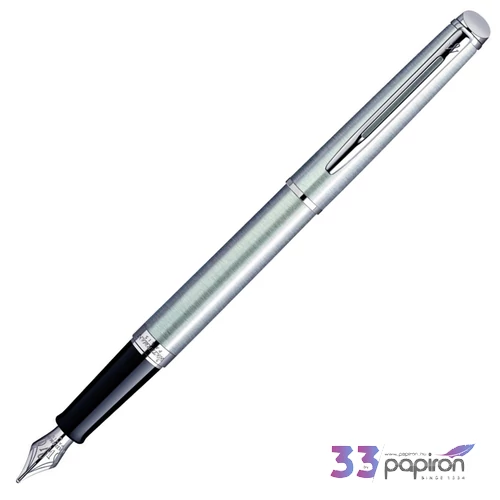 Waterman Hemisphere töltőtoll S0920410 rozsdamentes acél, ezüst klipsz prémium minőség