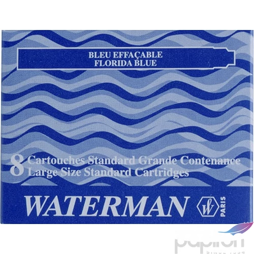 Waterman tintapatron Kék S0110860
